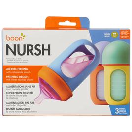 boon(R) NURSH(R) 3pk. 8oz. Color Block Silicone Pouch Feeding Bottles
