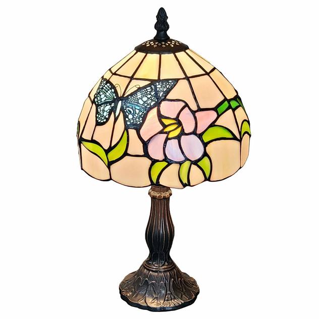 HomeRoots 15in. Dark Brown Metal Candlestick Table Lamp