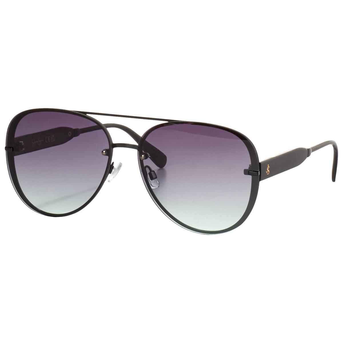 Womens Jessica Simpson Rimless Aviator Sunglasses