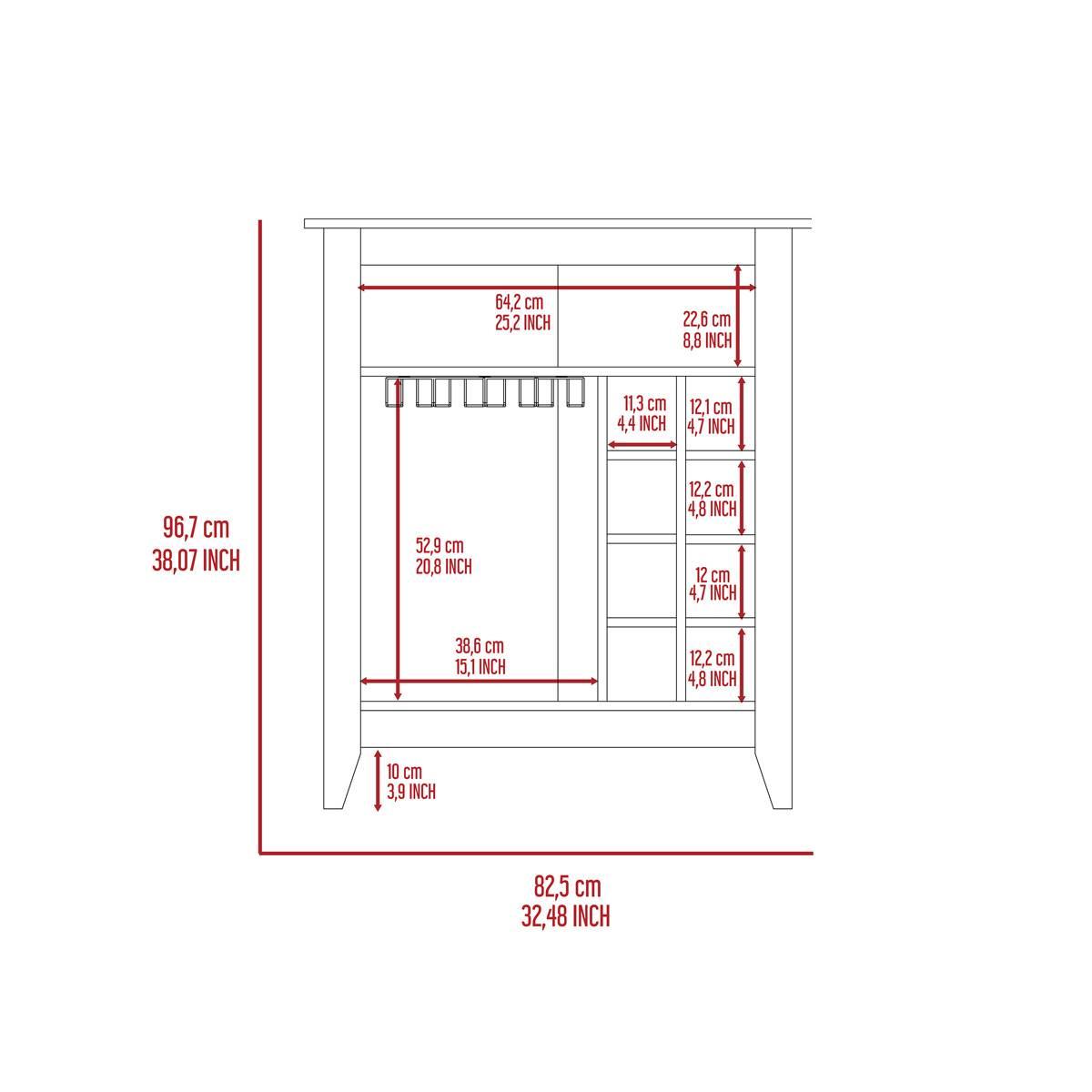 FM FURNITURE Future Bar Cabinet