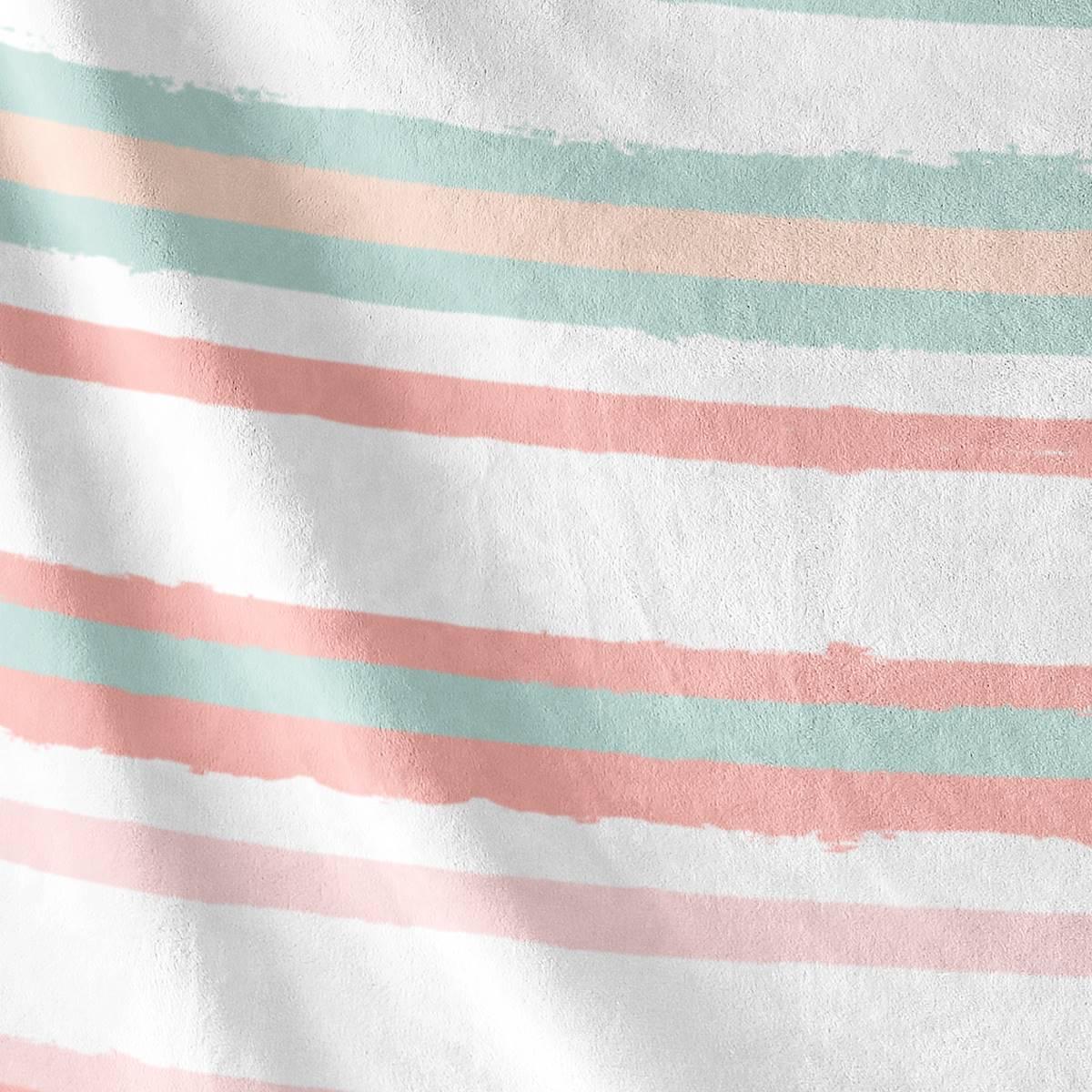 Spirit Linen Home™ Velvet Plush Watercolor Stripe Throw Blanket