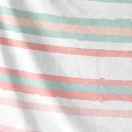 Spirit Linen Home™ Velvet Plush Watercolor Stripe Throw Blanket