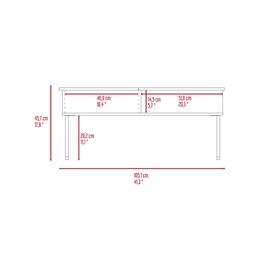 FM FURNITURE Dayton Carbon Espresso Lift Top Coffee Table