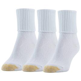 Womens Gold Toe(R) 3pk. Bermuda Turn Cuff Socks