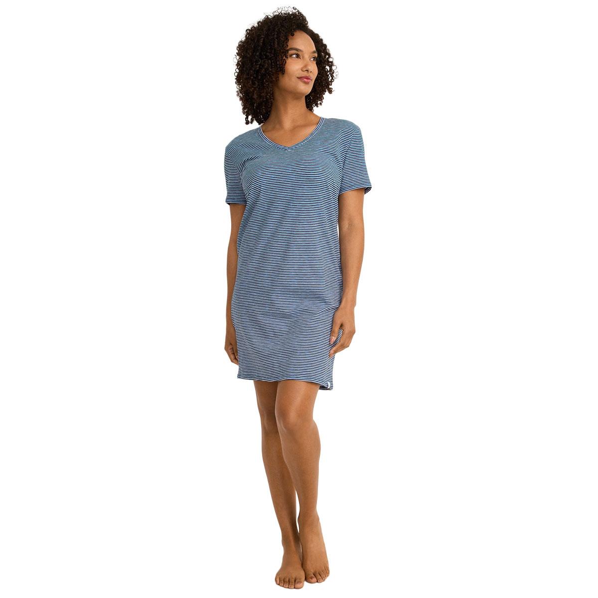 Womens Jockey(R) Organic Cotton Stretch Stripe Nightshirt