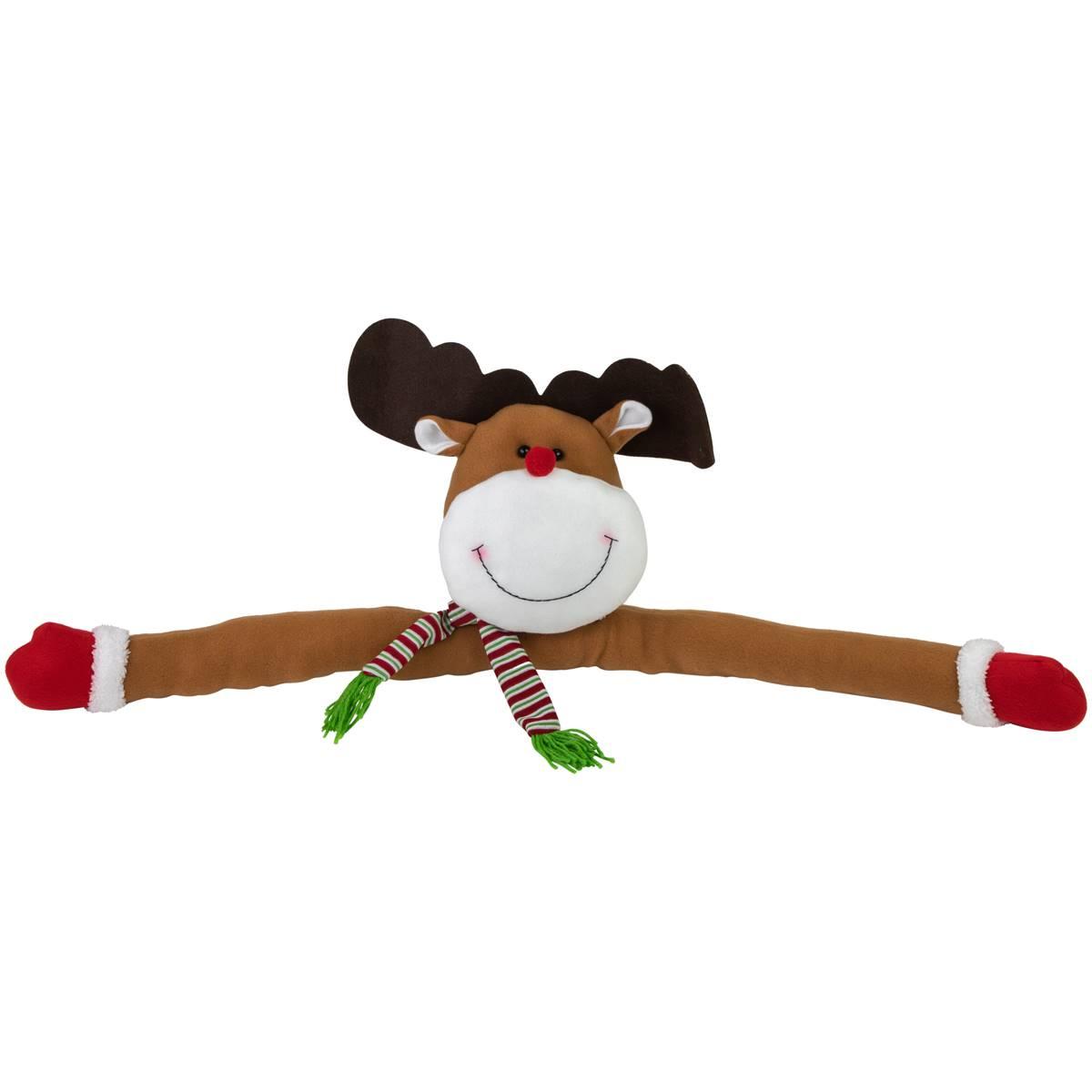 Northlight Seasonal 26in. Plush Reindeer Christmas Tree Topper