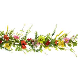 Northlight Seasonal Artificial Poppy & Eucalyptus Spring Garland