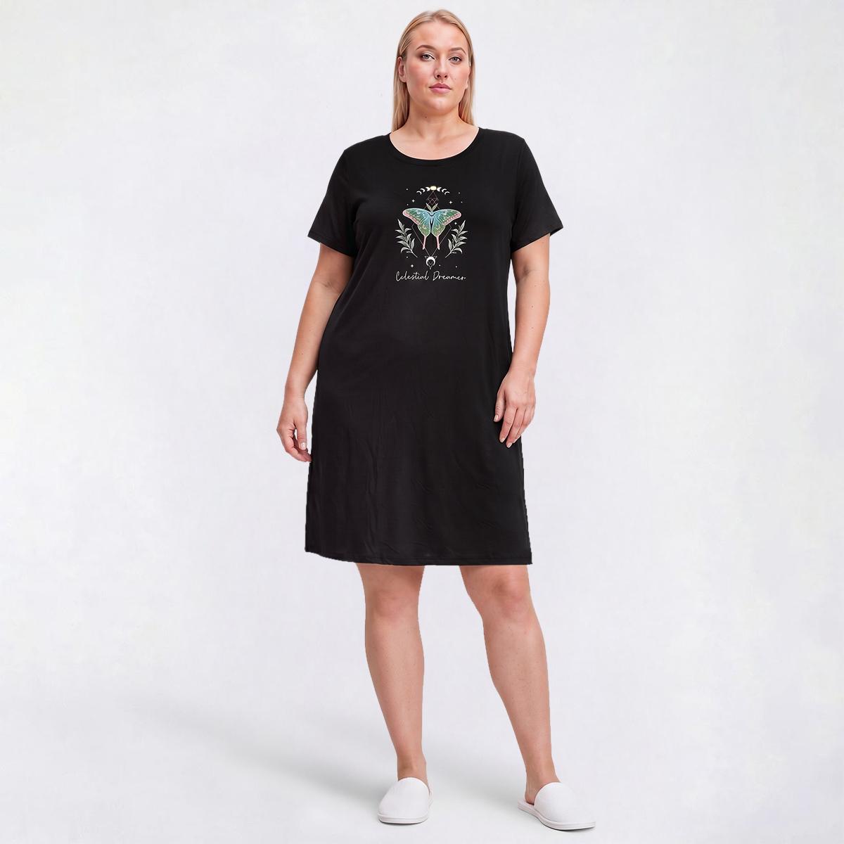 Plus Size Rene Rofe(R) Celestial Dreamer Nightshirt