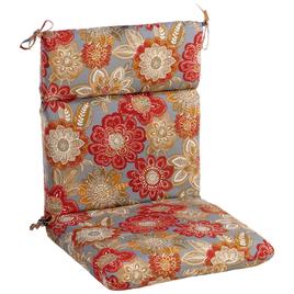 Jordan Manufacturing Floral High Back Cushion - Black/Taupe