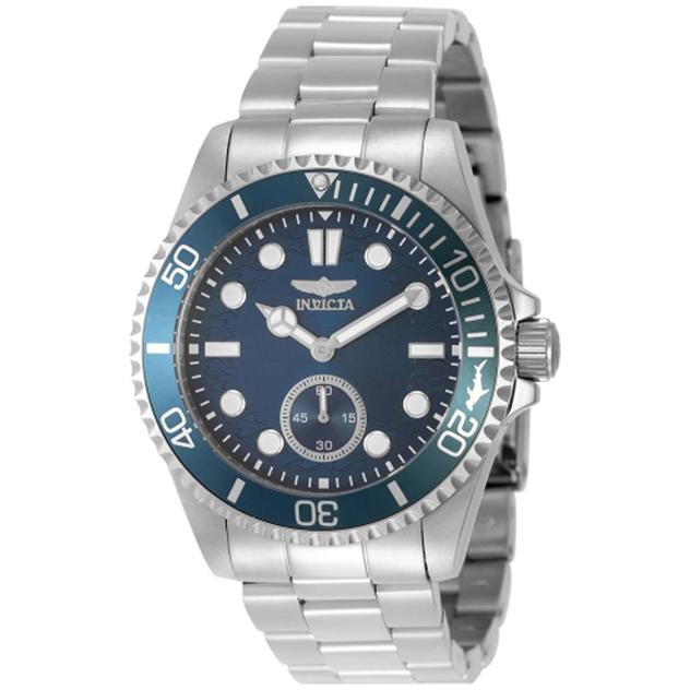 Mens Invicta Pro Diver Blue Dial Quartz Watch - 49422