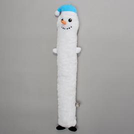 Christmas Long Body Snowman Squeak Dog Toy