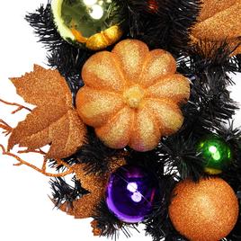 Northlight Seasonal Witches Hat Jack-O-Lantern Halloween Wreath
