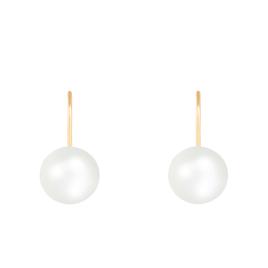 Splendid Pearls 14kt. Gold Akoya Pearl Lever Back Earrings
