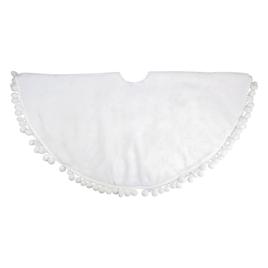 Northlight Christmas Tree Skirt w/ a Pom Pom Border