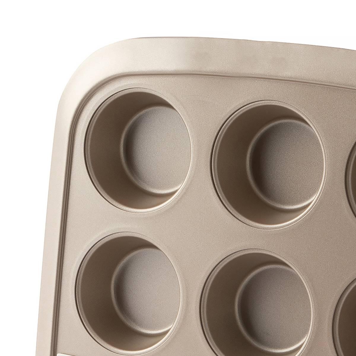 BergHOFF Leo Balance Non-stick Carbon Steel 12-cup Cupcake Pan