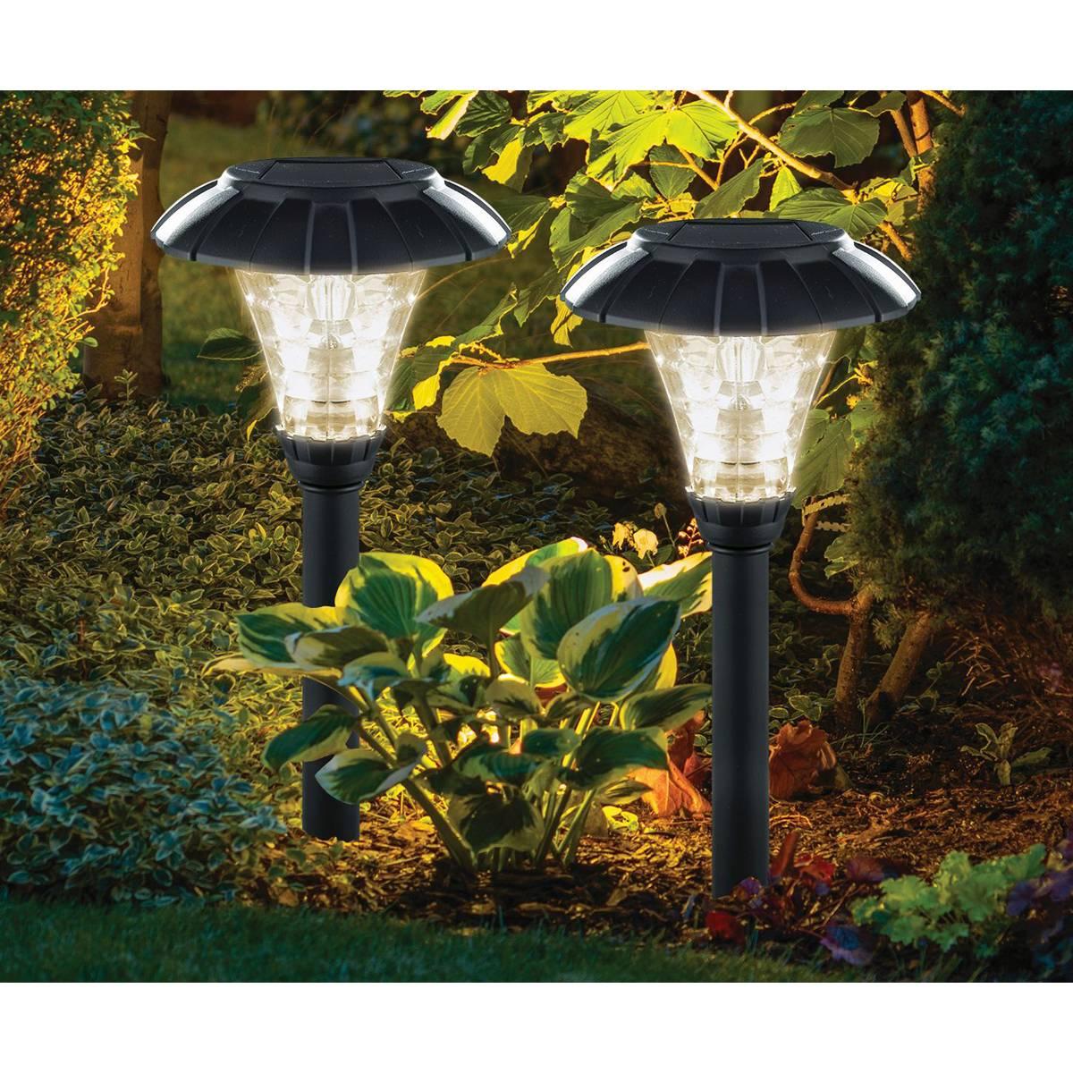 LED Solar-Powered 16in. Lawn Stake Light