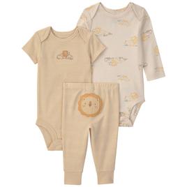 Baby Boy (NB-24M) Carter''s In Lion Print 3Pc Set