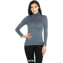Womens 24/7 Comfort Apparel Classic Long Sleeve Turtleneck