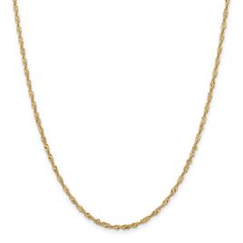 Gold Classics(tm) 2mm. 14k Gold Singapore Chain Necklace