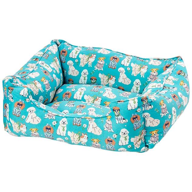Pooch Pen Spring Print Dapper Dog Cuddler