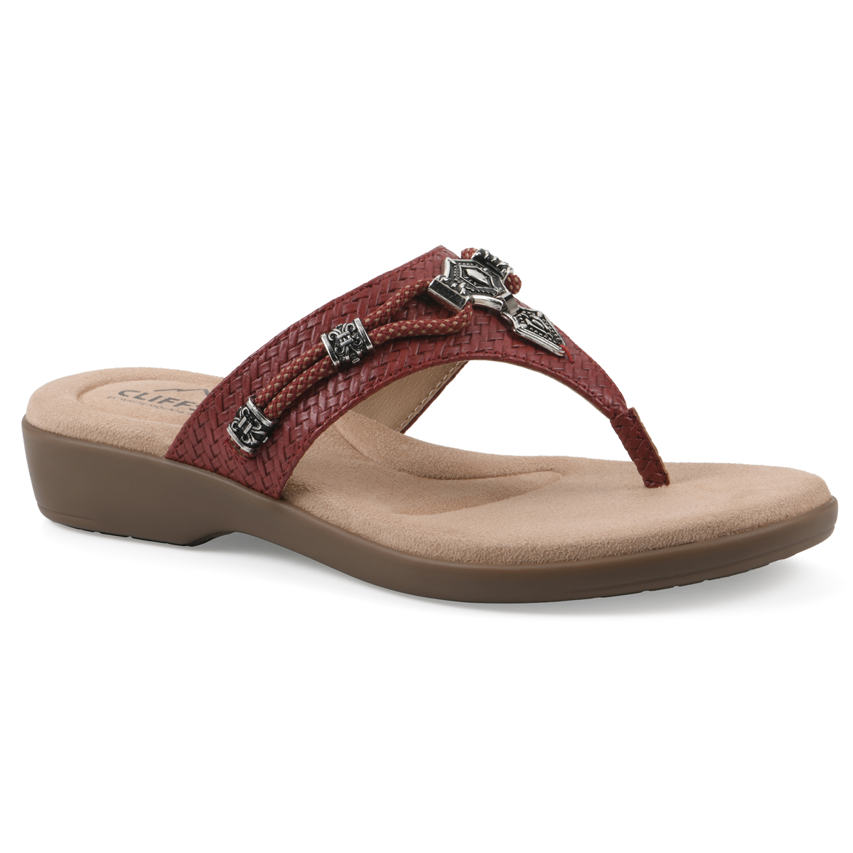 Womens Cliffs by White Mountain Bainah Thong Sandals