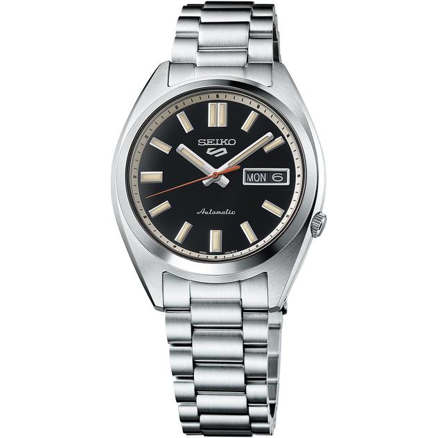Mens Seiko 5 Sports Black Dial Automatic Watch - SRPK89