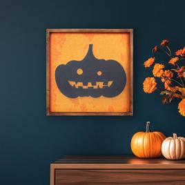Northlight Seasonal 15.75in. Jack O Lantern Halloween Wall Sign