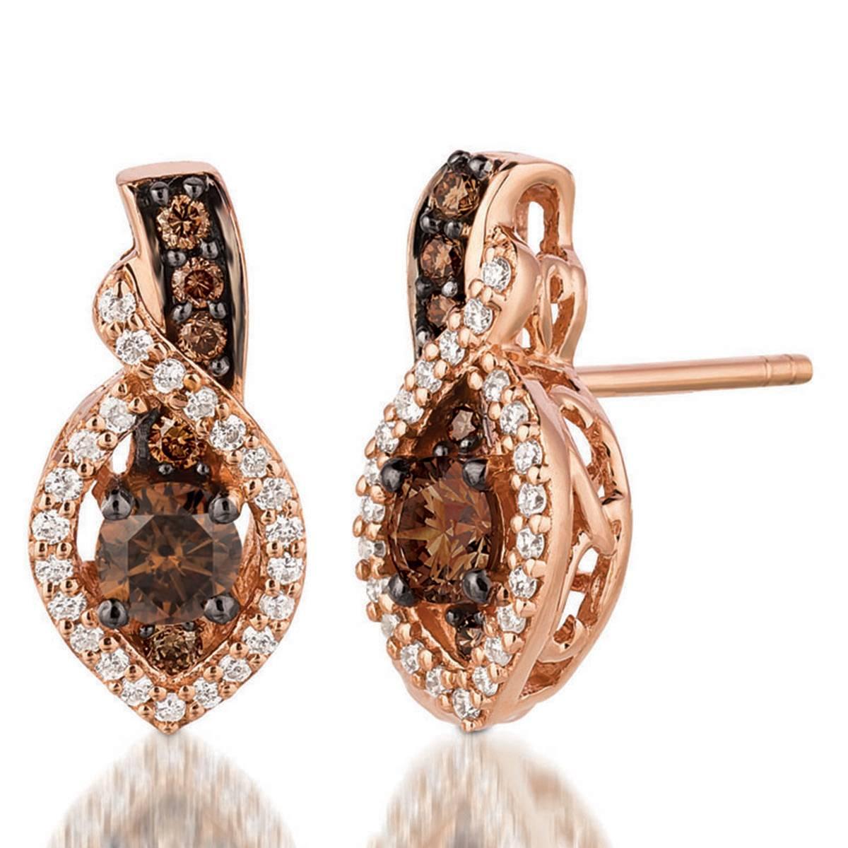 Lee Vian(R) Chocolate Diamonds(R) Vanilla Diamonds(R) Drop Earrings