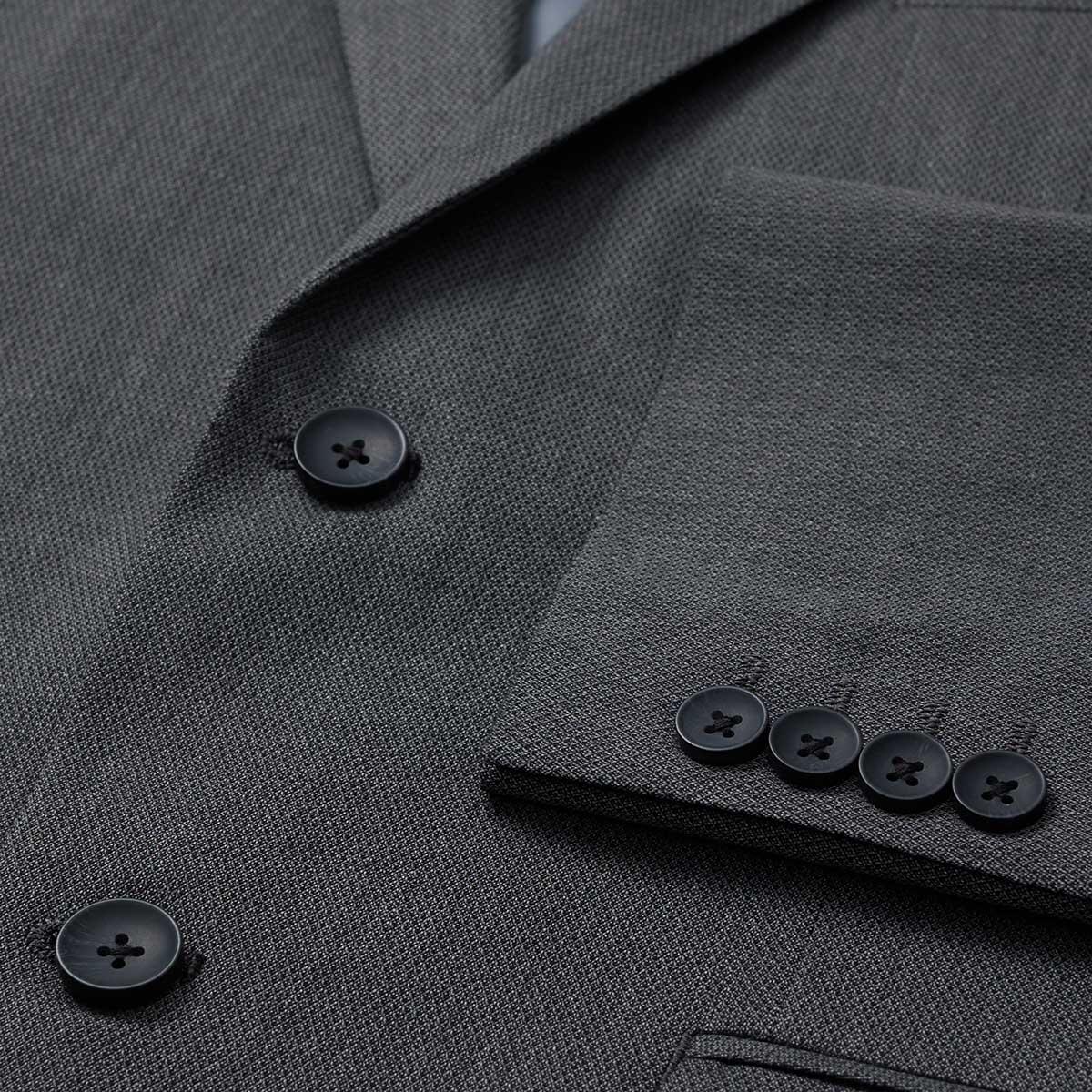 Mens J.M. Haggar® Basketweave Jacket - Dark Grey
