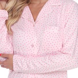 Womens White Mark Long Sleeve Nightshirt