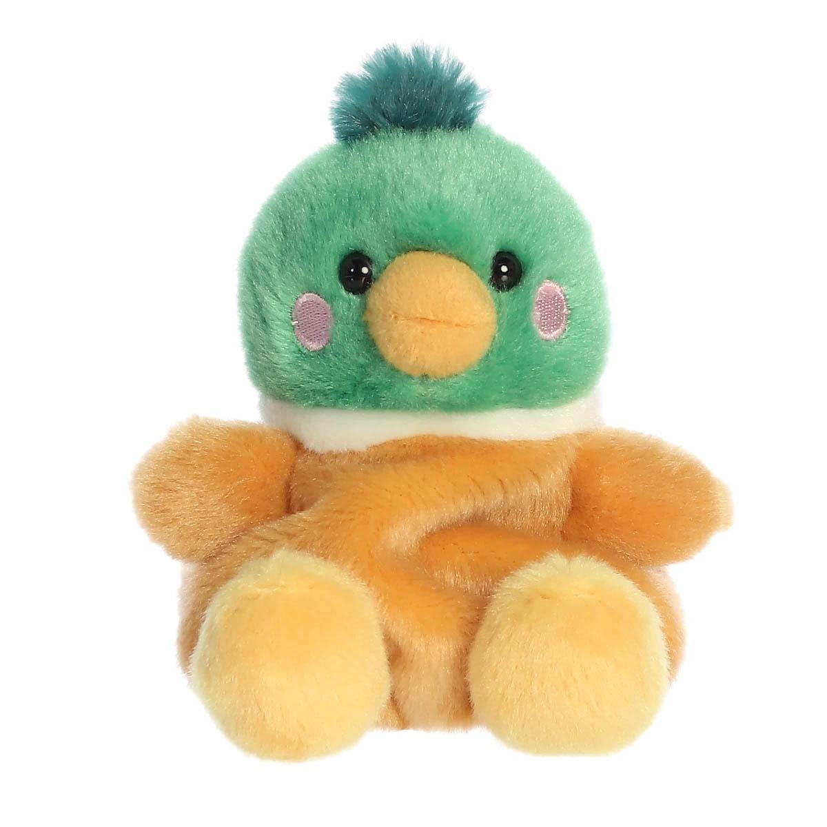 Palm Pals(tm) 4in. Puddles Mallard Duck(tm) Eco Friendly Plush Beanie
