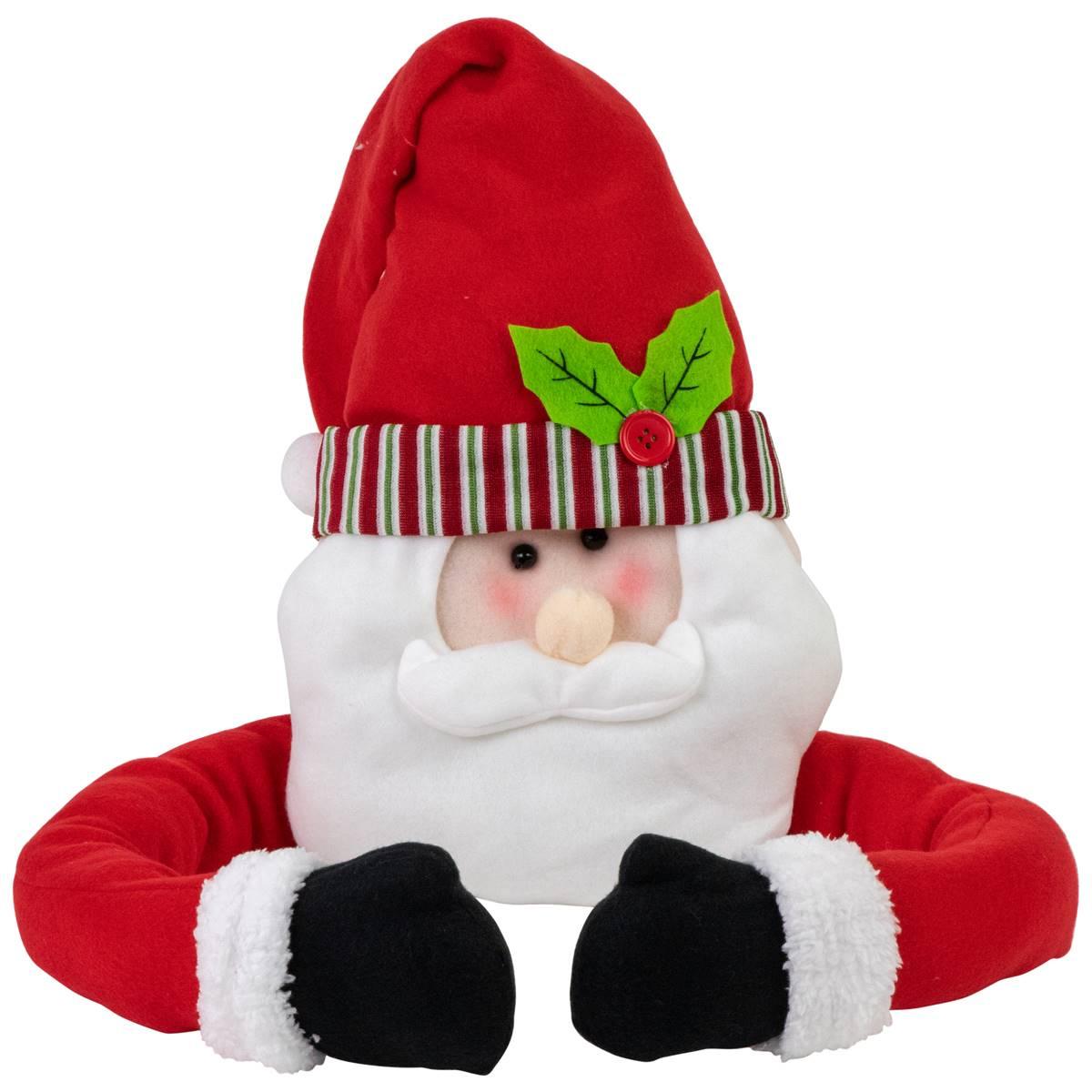 Northlight Seasonal 27in. Plush Santa Christmas Tree Topper