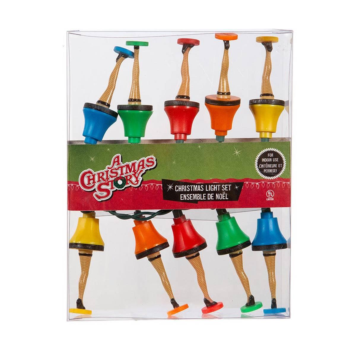 Kurt S. Adler UL A Christmas Story™ Colorful Leg Lamp Light Set