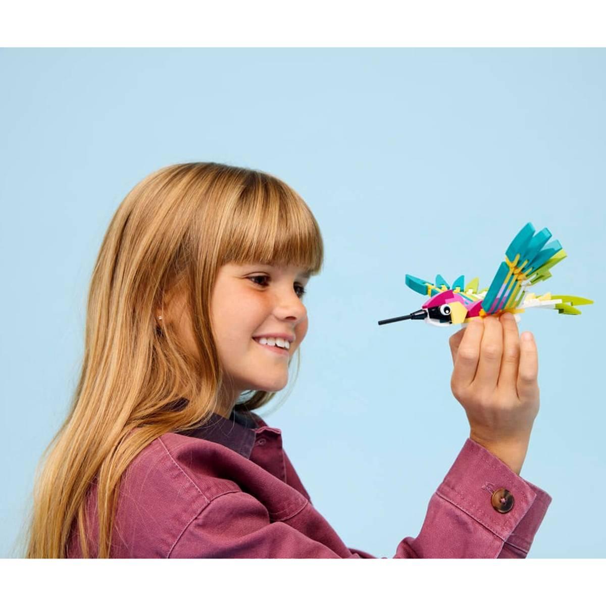 LEGO® Creator 3 in 1 Colorful Hummingbird Building Kit