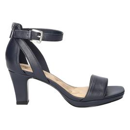 Womens Easy Street Ro Square Toe Heeled Sandals