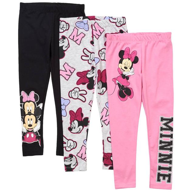 Girls (4-6x) Disney Minnie Mouse 3pk. Leggings