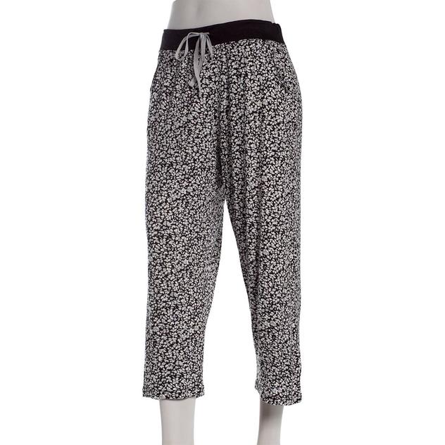 Womens René Rofé® Ditsy Floral Capri Pajama Pants