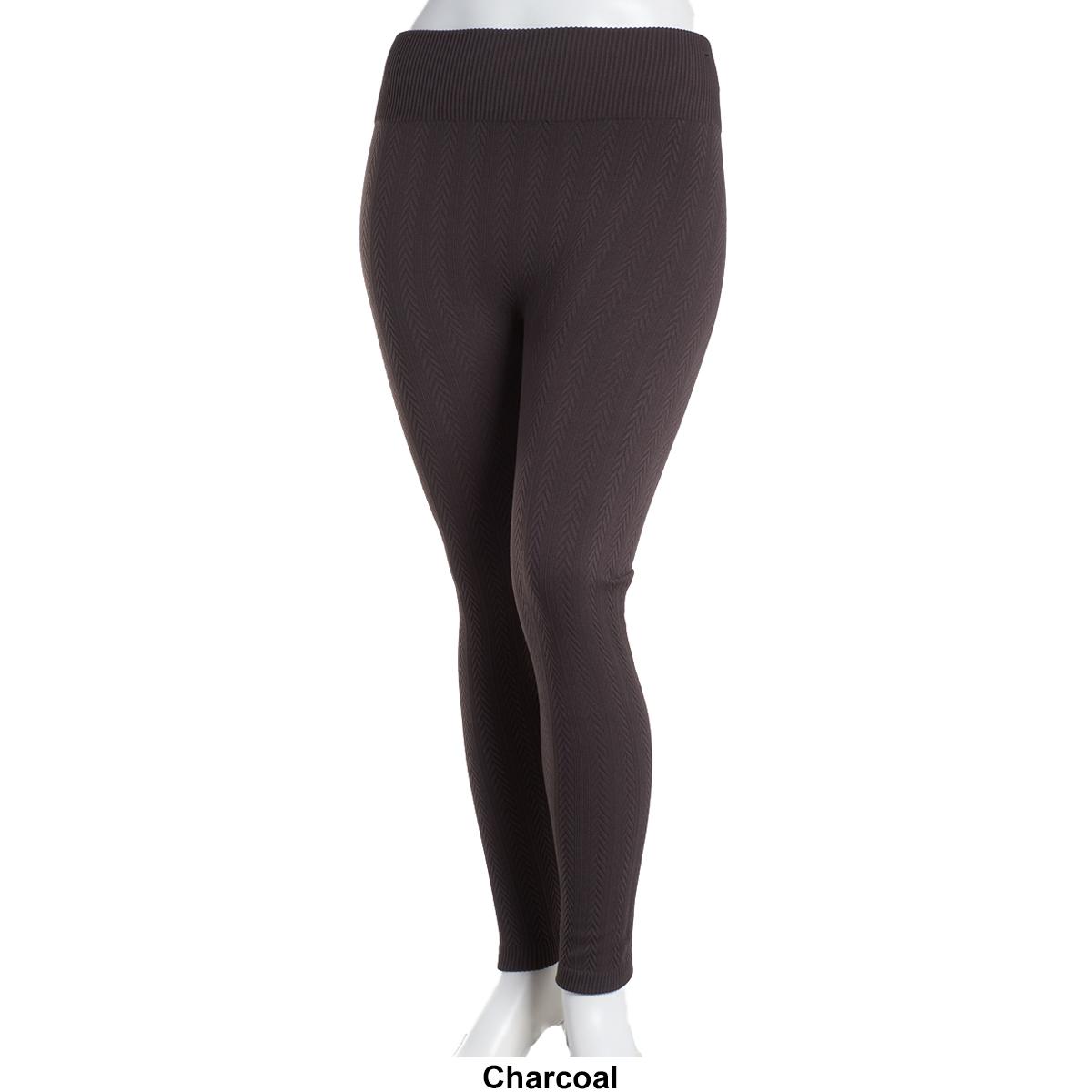 Womens One 5 One Braided Rib Textured Lined Leggings