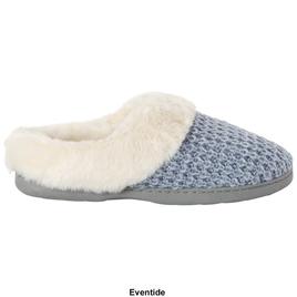 Womens Dearfoams® Claire Textured Knit Clog Slippers