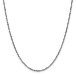 Gold Classics(tm) 2mm. 14k White Gold Spiga Chain Necklace