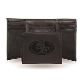Mens NFL San Francisco 49ers Faux Leather Trifold Wallet