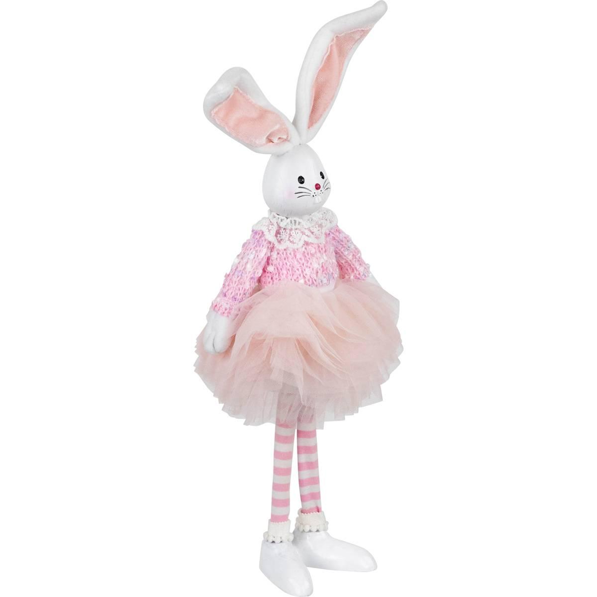 Northlight Seasonal Pink Ballerina Bunny Standing Easter Figurine