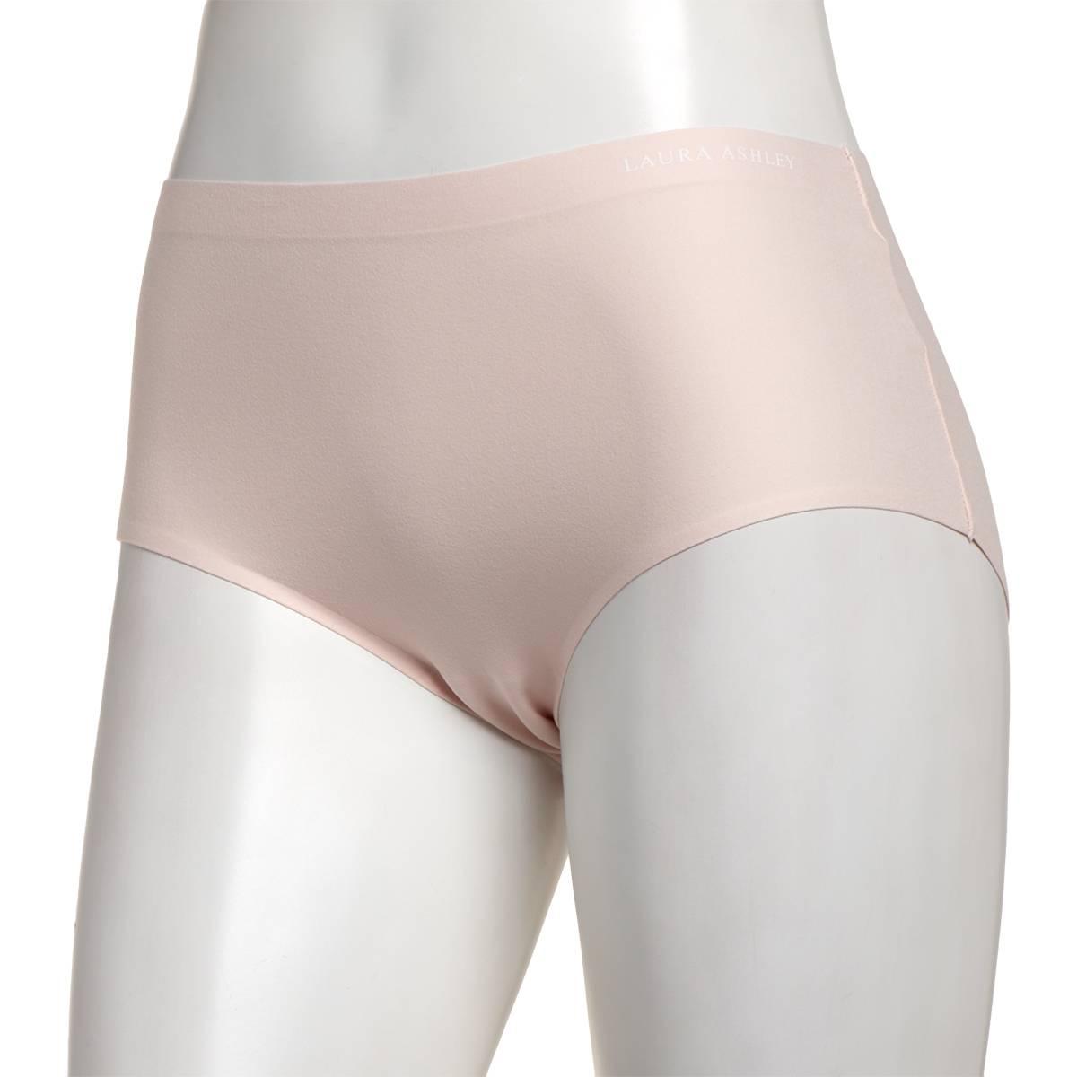 Womens Laura Ashley(R) Brushed Micro Brief Panties LS4063KY