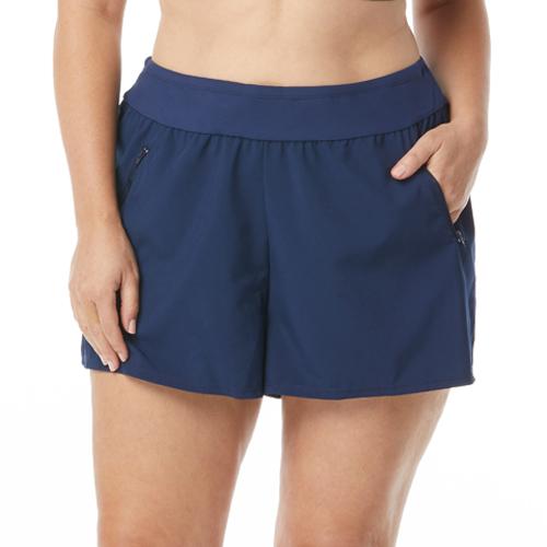 Plus Size Beach House Swim Shorts