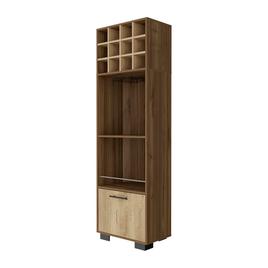 FM FURNITURE Aubree Mahagony Corner Bar Cabinet