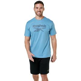 Mens Reebok Marquee Graphic Short Sleeve Tee
