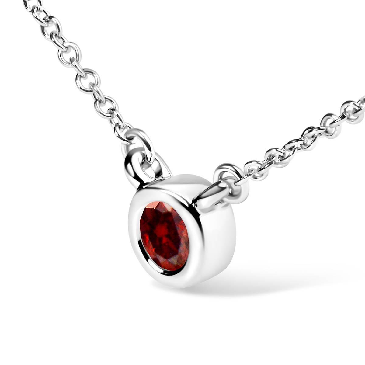 Haus of Brilliance 1/2ctw. Red Lab Grown Diamond Pendant