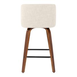 LumiSource Toriano Mid-Century Modern Counter Stools - Set of 2