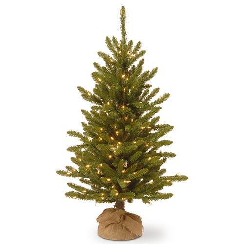 National Tree 4ft. Kensington Burlap Base Tree