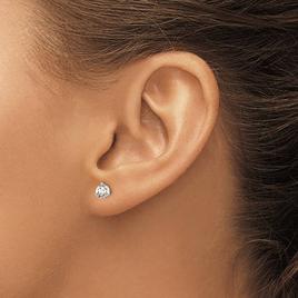 Pure Fire 14kt. White Gold 2/3ctw. Lab Grown Diamond Earrings